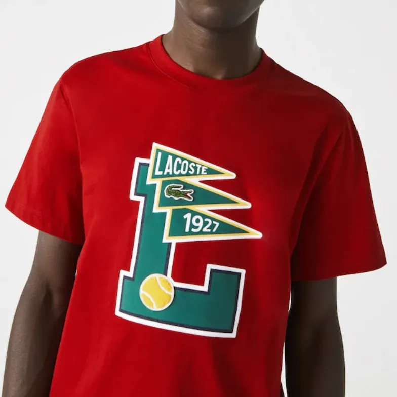 LACOSTE T Shirts Men Red-3