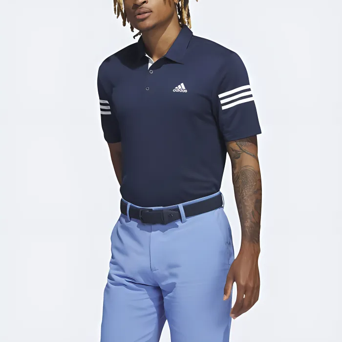 Adidas 3-Stripes Golf Polo Shirt Men's University Marine-1