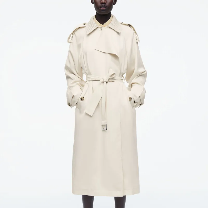 COS Trench Coat Women's Light Beige-1