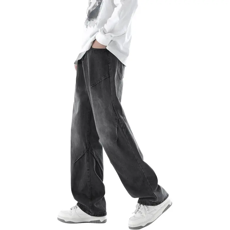 IJRJ Jeans Unisex Black Gray Color-4