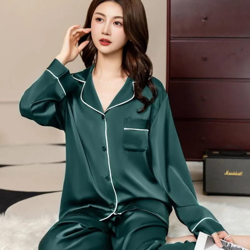 Shanghai Story Pajama Set Unisex Gift Box Set Dark Green-2