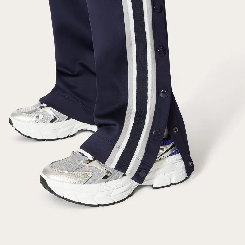 Valentino Drawstring Straight Leg Trousers-4