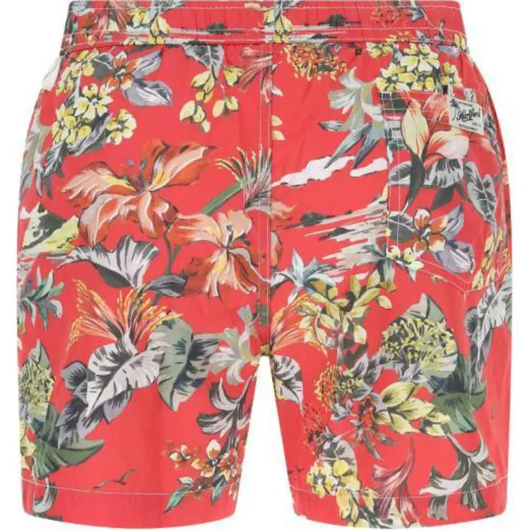 Hartford Floral Printed Drawstring Swim Shorts-1