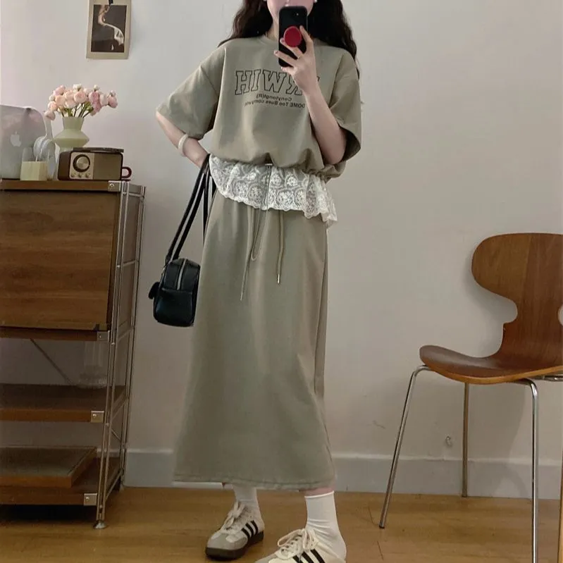 GULIANFEI Two Piece Skirt Sets Women's-3