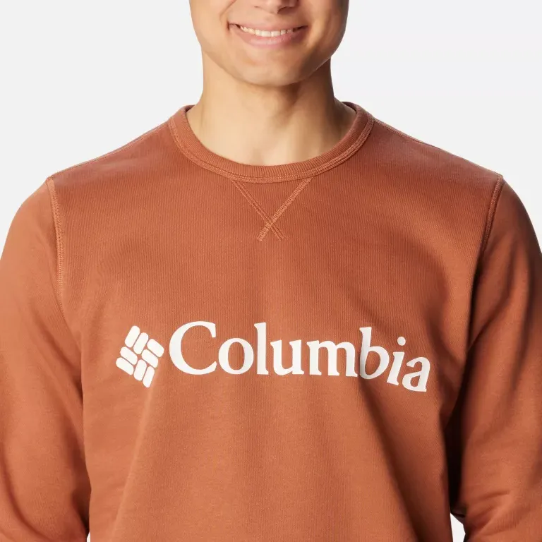 Columbia Fleece Crew Sweatshirt Men's Brown-2