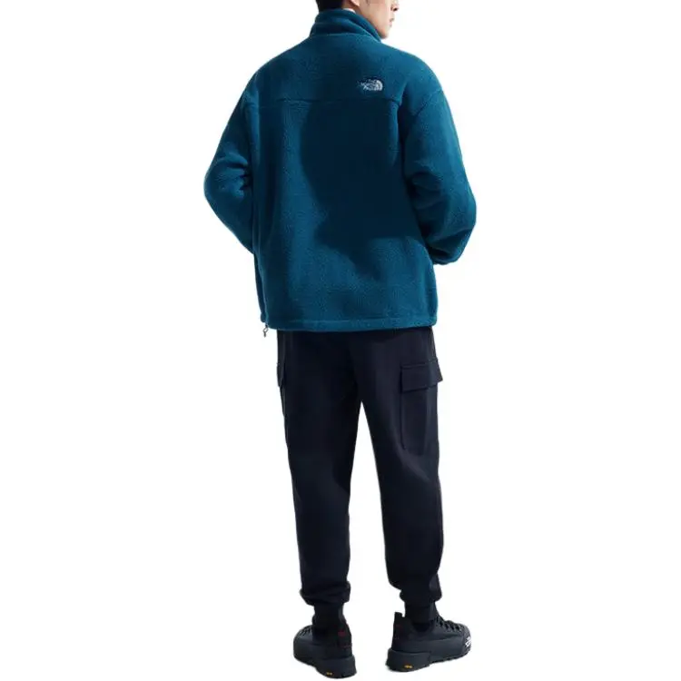 THE NORTH FACE City Outdoor Collection Velvet feel Coat Men's Night Anchorage Blue-3