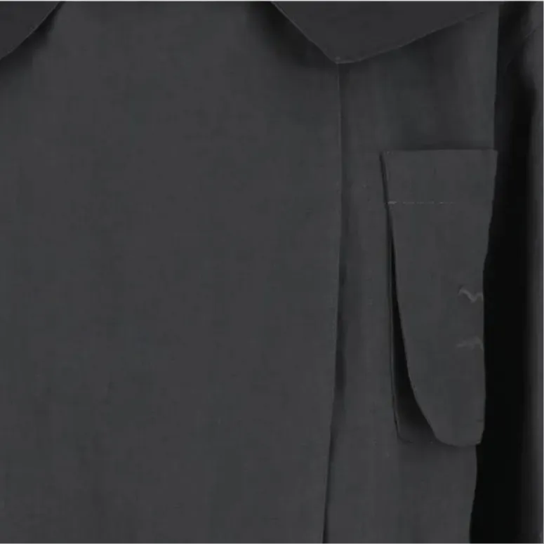 Emporio Armani Linen Hooded Pea Coat-2