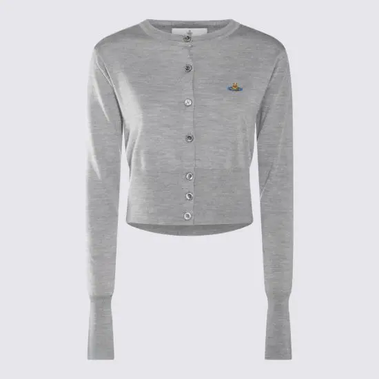 Vivienne Westwood Orb Embroidered Cropped Cardigan-13