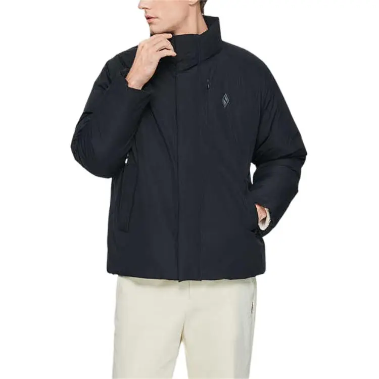 Skechers Yazhuan Series Down Jacket Men's Carbon Black-4