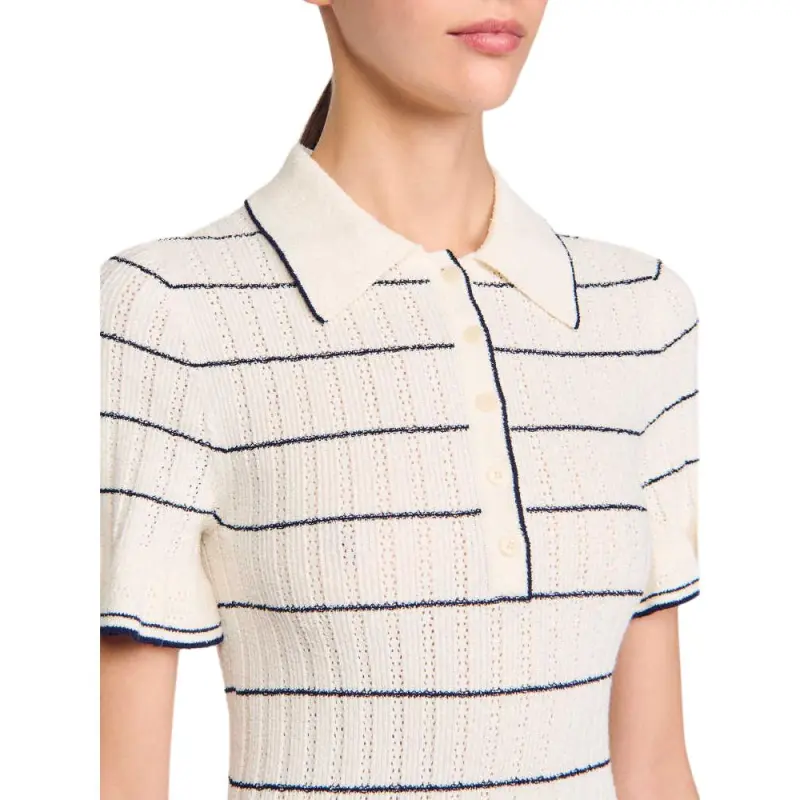 Sandro Striped Knitted Dress-3