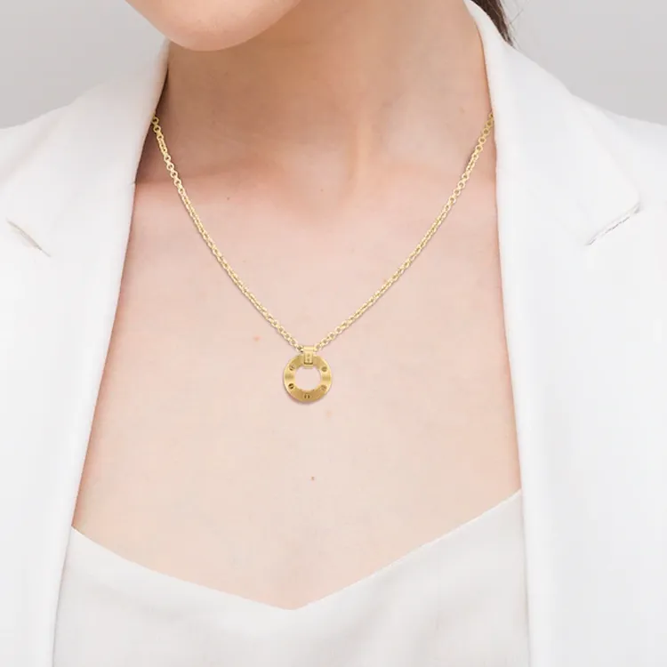 Tommy Hilfiger Metal Necklaces Women's Gold-2
