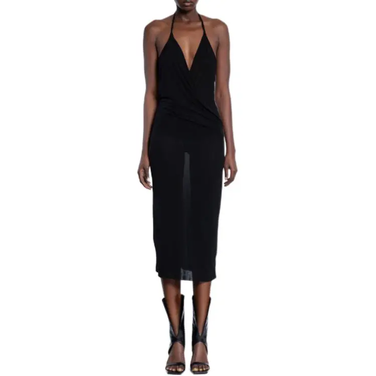 RICK OWENS/RO Slip Dresses Women's Black-2