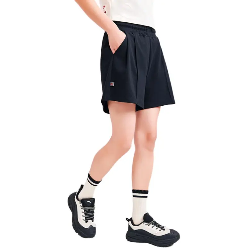 Anta Life Collection Casual Shorts Women's Basic Black-3