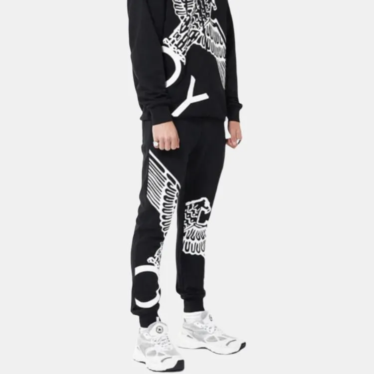 Boy London Casual Pants Unisex Black White-3