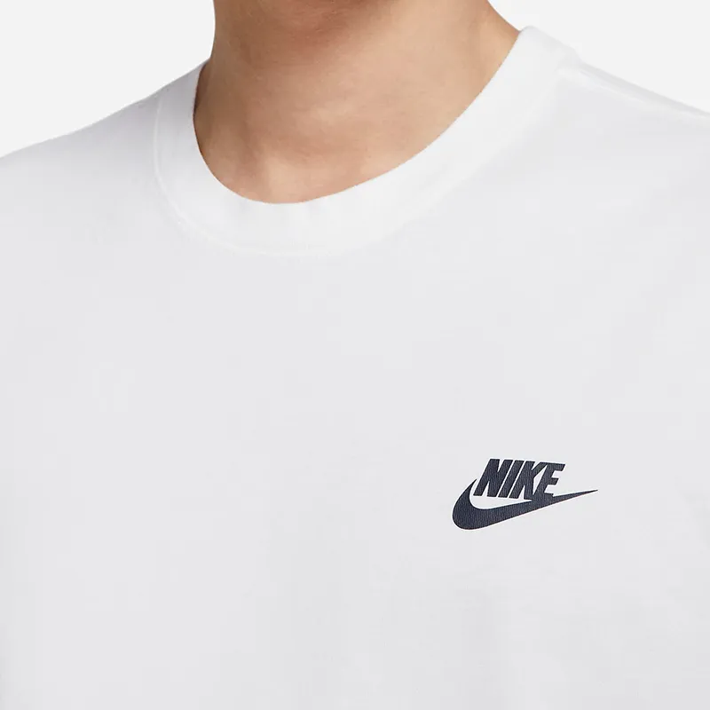 Nike T Shirts Men White-3