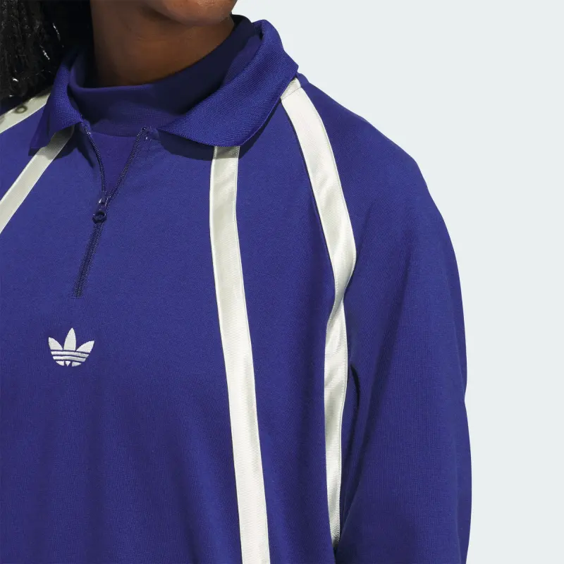 Adidas Originals RUGBY LONG SLEEVE POLO SHIRT Polo Shirt Unisex Victory Blue-5