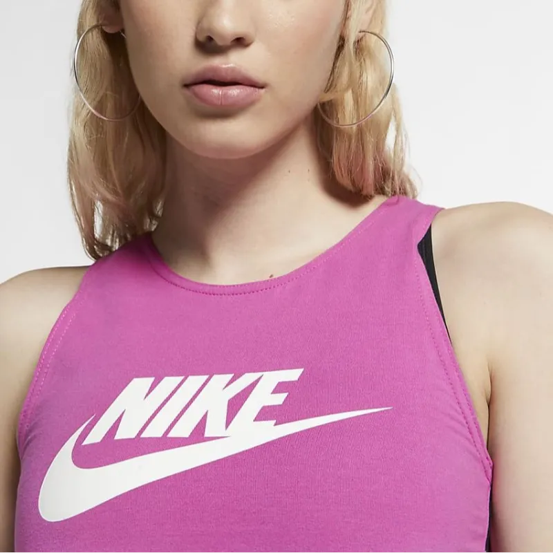 Nike Tank Tops Women's Rose Red-4