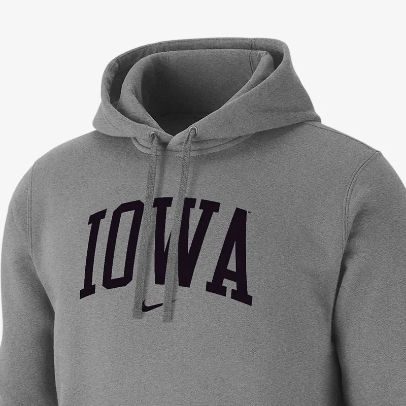 Nike Iowa Club Fleece Men's Nike College Pullover Hoodie-1