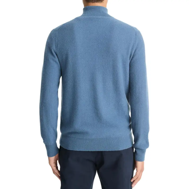 VINCE Polo Shirt Men's White Whale Blue-1
