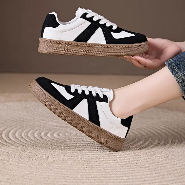La Chapelle Anti-Slip Wear-Resistant Low-Top Skateboard Shoes Women's-25