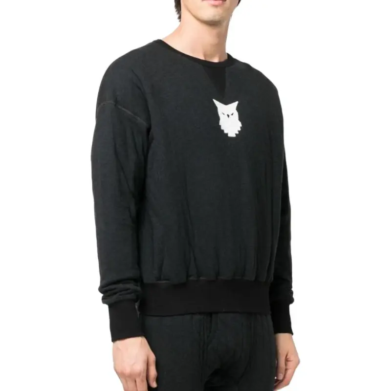 Maison Margiela Animal Totem Patch detail Sweatshirt-3