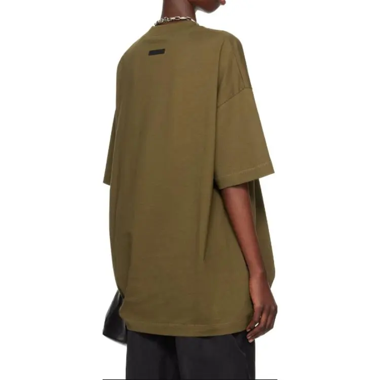 Fear Of God Essentials Logo print T shirt-4