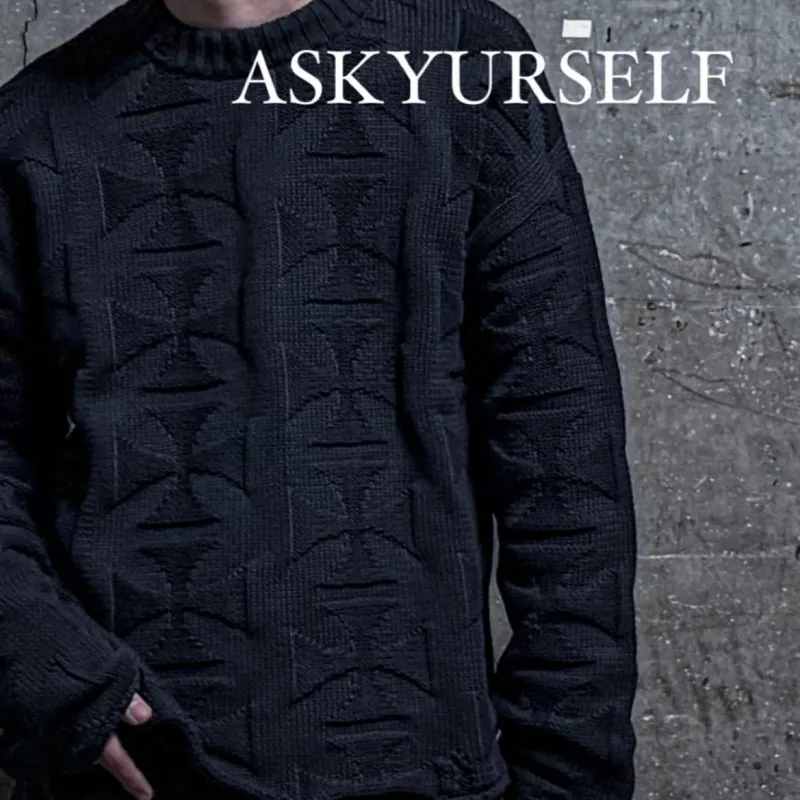 Askyurself Sweater Unisex Black-3