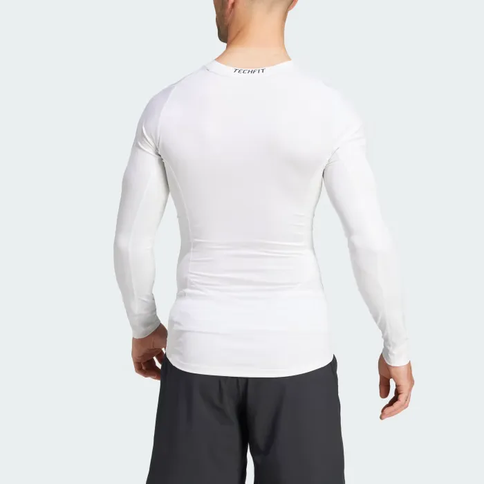 Adidas Free Shipping With AdiClub Techfit Compression Training Long Sleeve Tee-4