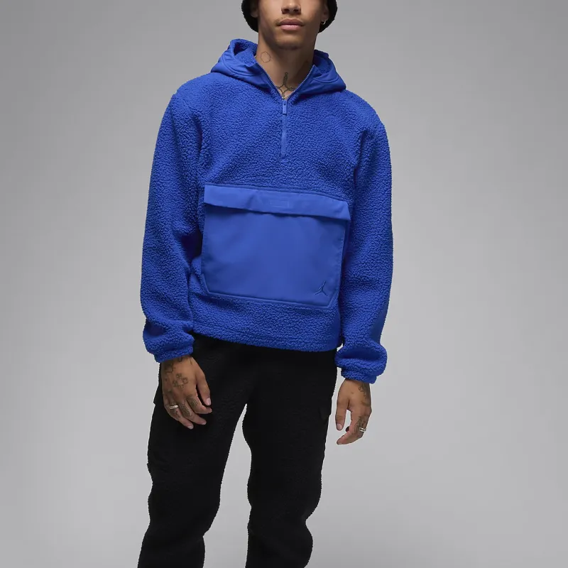 JORDAN Flight Men's High Pile Fleece Pullover Hoodie-0