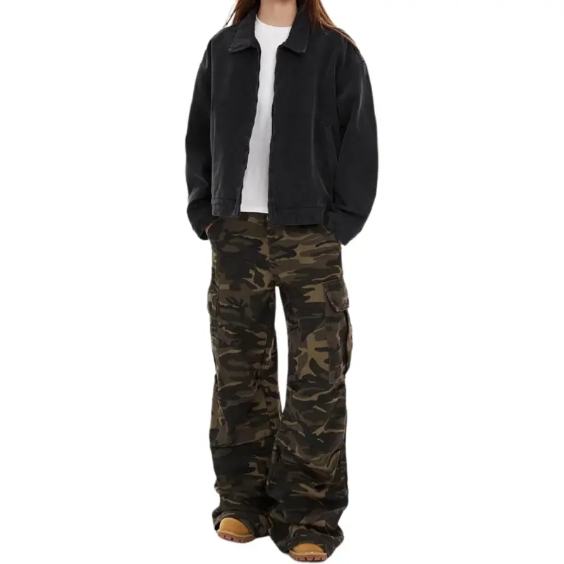 DUATOGE Jeans Men Army Green -2