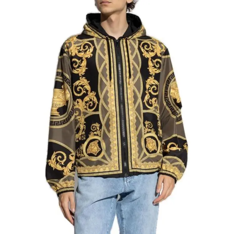VERSACE La Coupe Des Dieux Zipped Windbreaker-4
