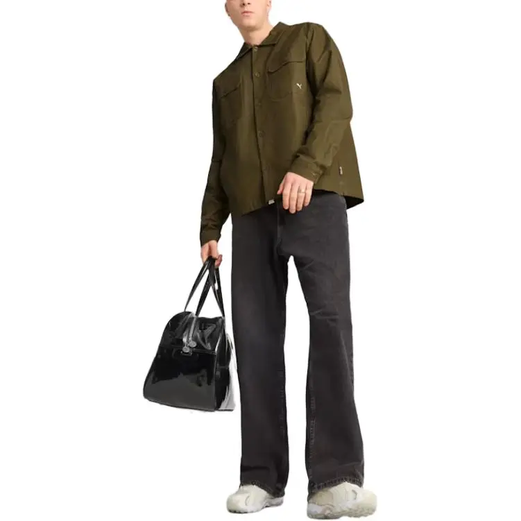 PUMA Chamarra Camisera Mmq Para Hombre-4