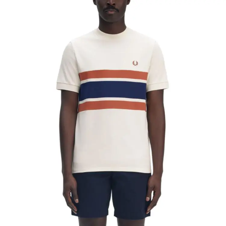 FRED PERRY T Shirt Men's Light Beige-2