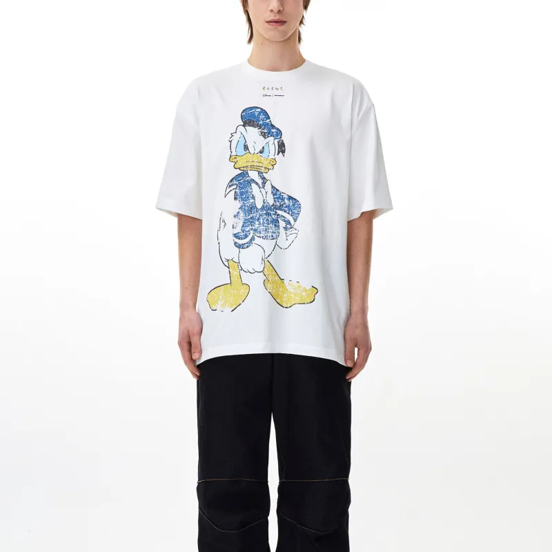 Disney X ADER ERROR Disney/Disney Co branded Model T Shirts Unisex Ecru-3