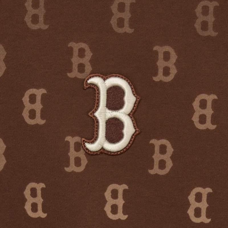 MLB Boston Red Sox Sweatshirts Unisex Brown-3