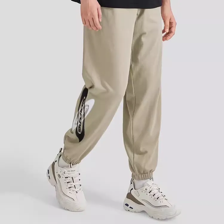 Skechers Knitted Sweatpants Men's Rock Beige-3