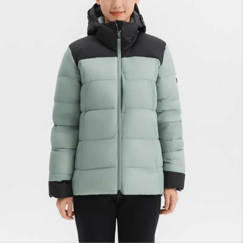 DECATHLON FORCLAZ MT900 Down Jacket Women's Green Jade Color-4