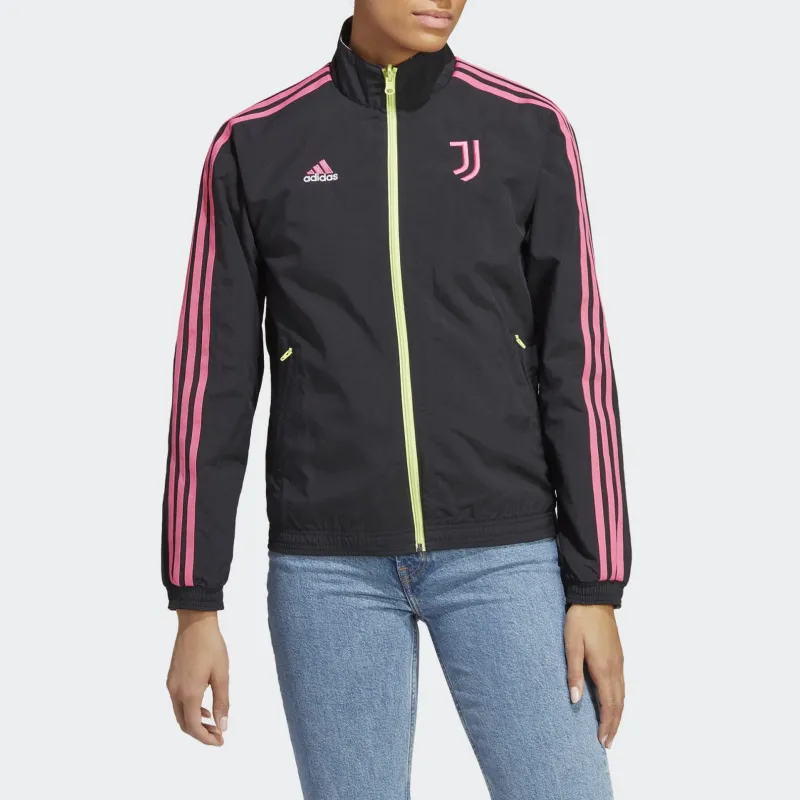 Adidas JUVENTUS ANTHEM Soccer Jerseys Women's Black-2