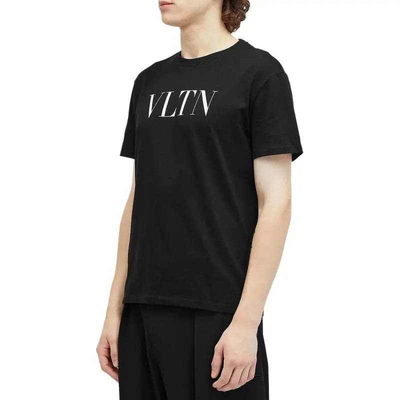 Valentino Logo Printed Crewneck T Shirt-3