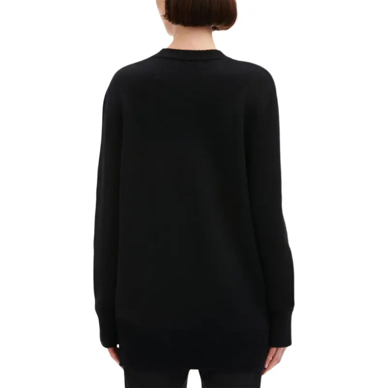 Oscar De La Renta Orchid Crochet Sweater-3