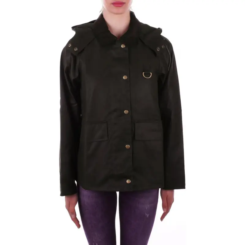 BARBOUR Avon Hooded Waxed Jacket-1