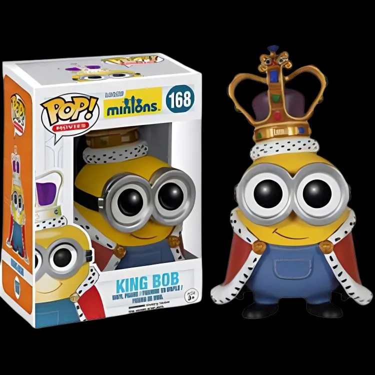 Funko POP! Collection Movies Minions King Bob 9.5cm Chibi Figures-2