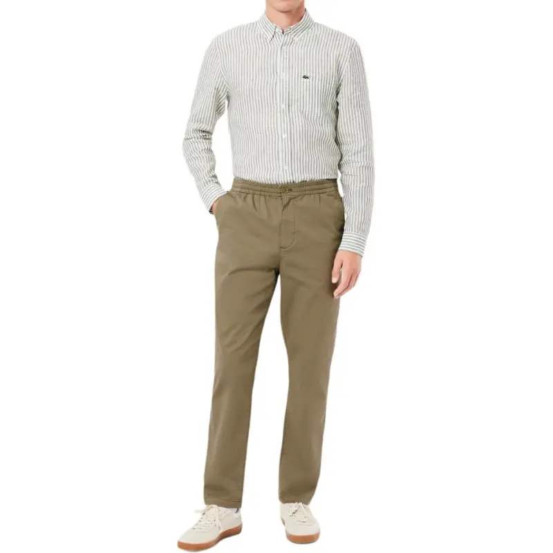 LACOSTE Gabardine Chinos-1