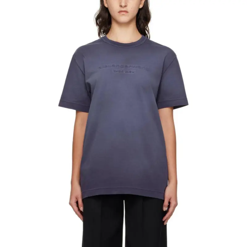 Alexander Wang Logo-embossed Cotton T-shirt-3