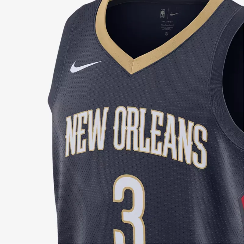 Nike Basketball Jerseys Unisex Navy Blue-2
