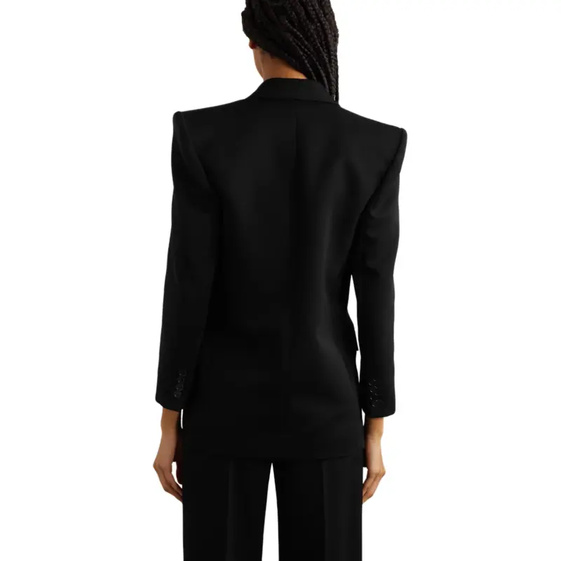SAINT LAURENT Single Breasted Long Sleeved Jacket-3