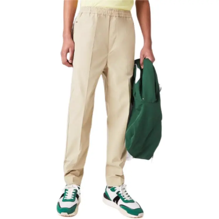 LACOSTE SS22 Sports Pants Men's Khaki-2