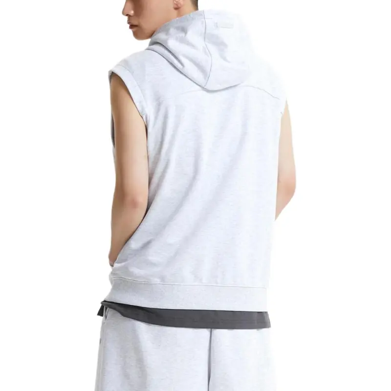 New Balance Uni NbscSEMI OVER FIT Tank Top Men's Light Gray-3