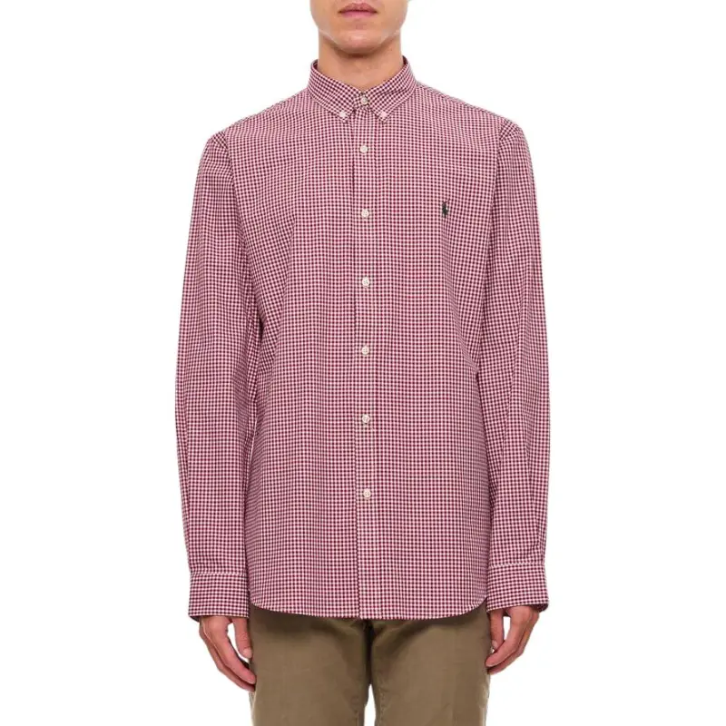 Polo Ralph Lauren Logo Embroidered Checked Shirt-3