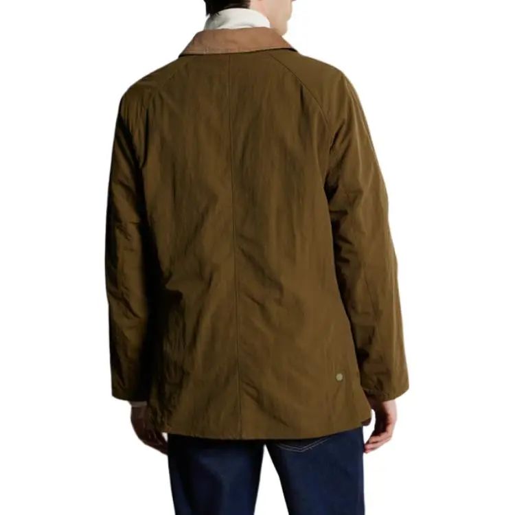 BARBOUR Logo Embroidered Long Sleeved Jacket-3